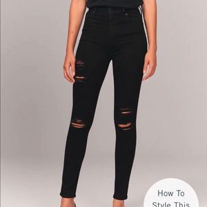 Abercrombie & Fitch High Rise Ankle Jeans Sz 6